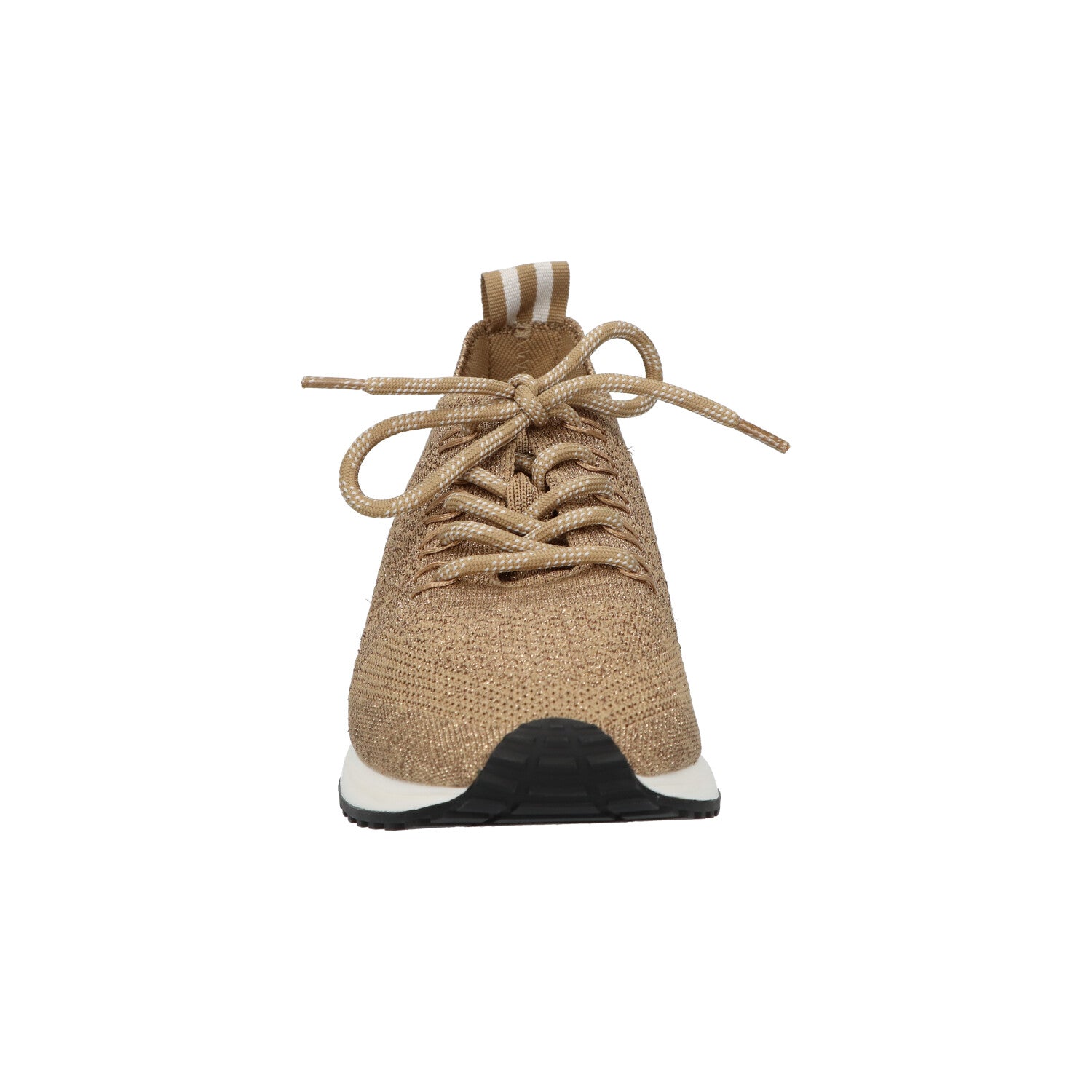 Sneaker goud knitted