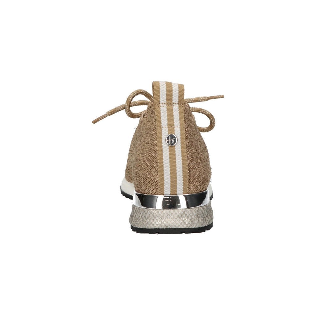 Sneaker goud knitted