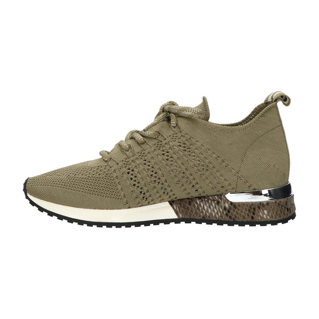 Sneaker kaki knitted
