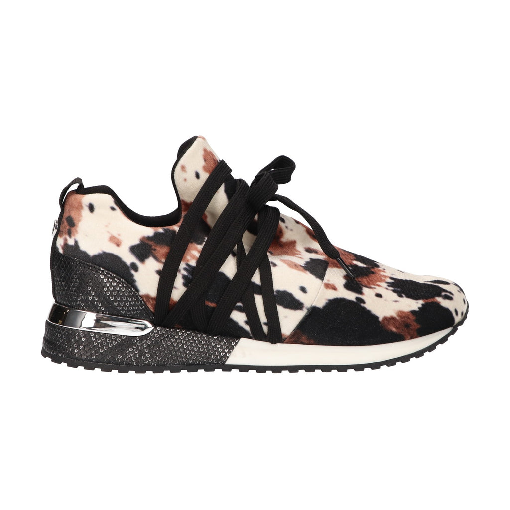 Sneaker cow velvet