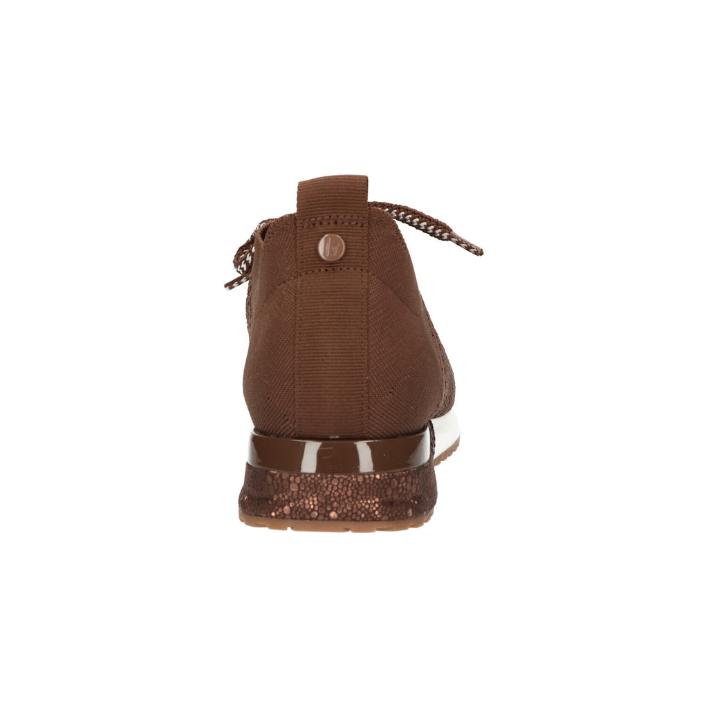 Sneaker bruin knitted