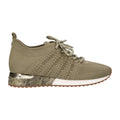 Sneaker kaki knitted
