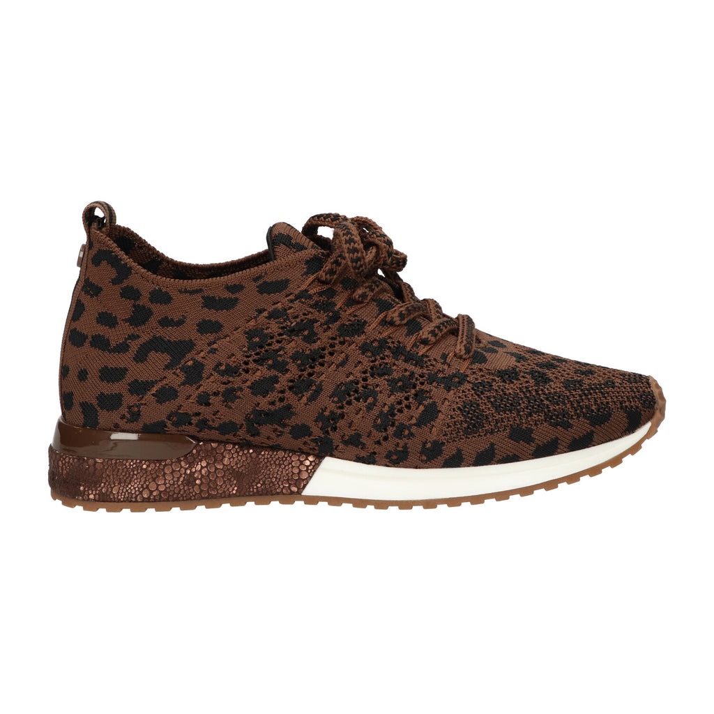 Sneaker leopard knitted