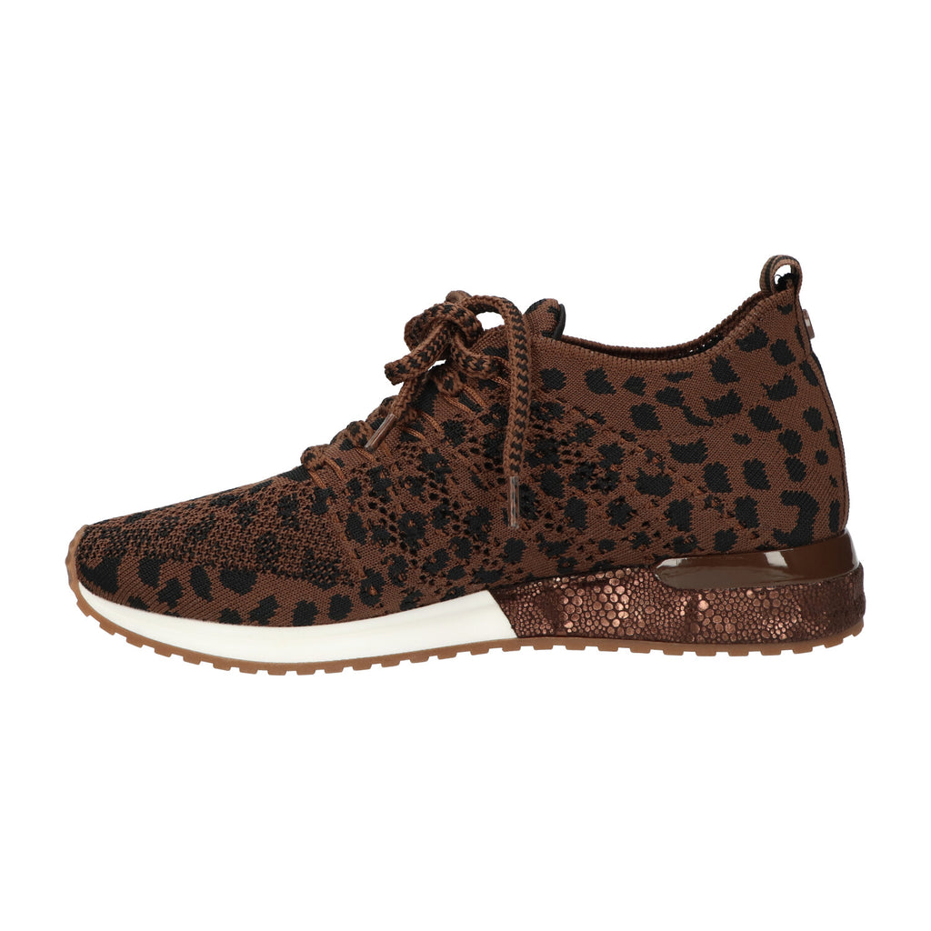 Sneaker leopard knitted