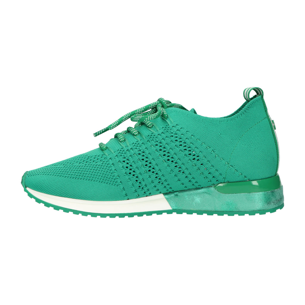 Sneaker groen knitted
