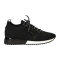 Sneaker zwart knitted