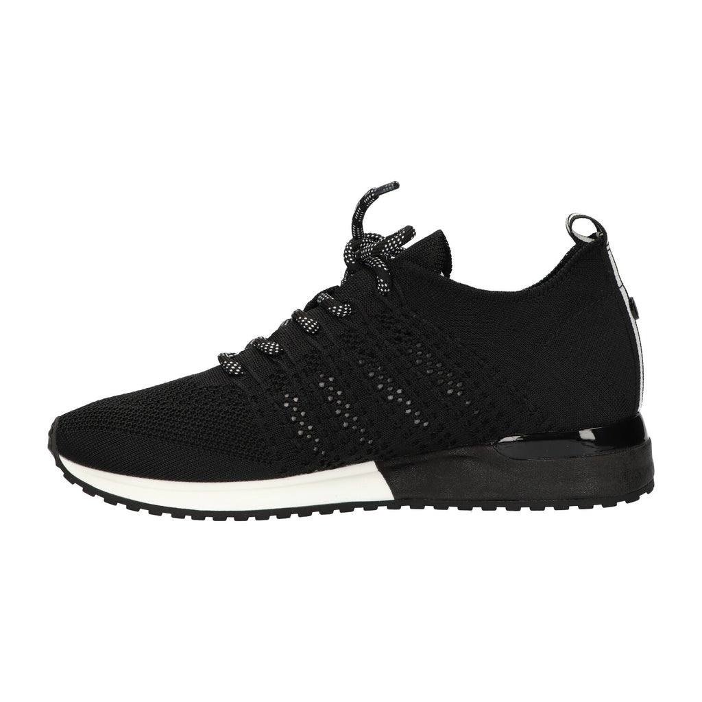 Sneaker zwart knitted