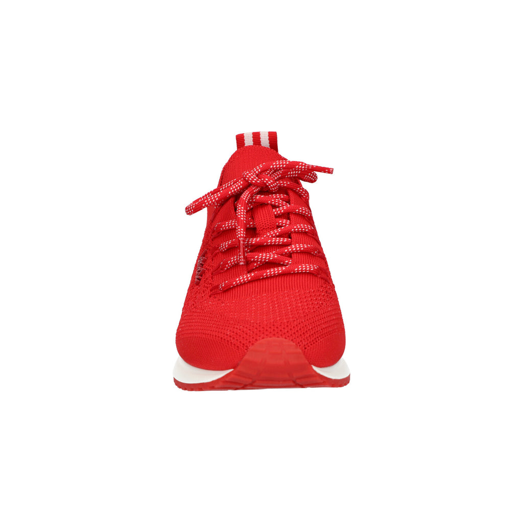 Sneaker rood knitted