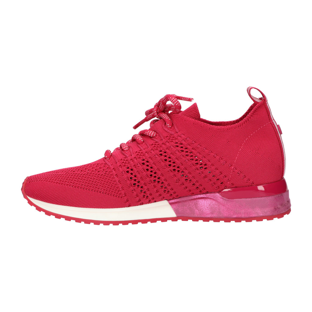 Sneaker roze knitted