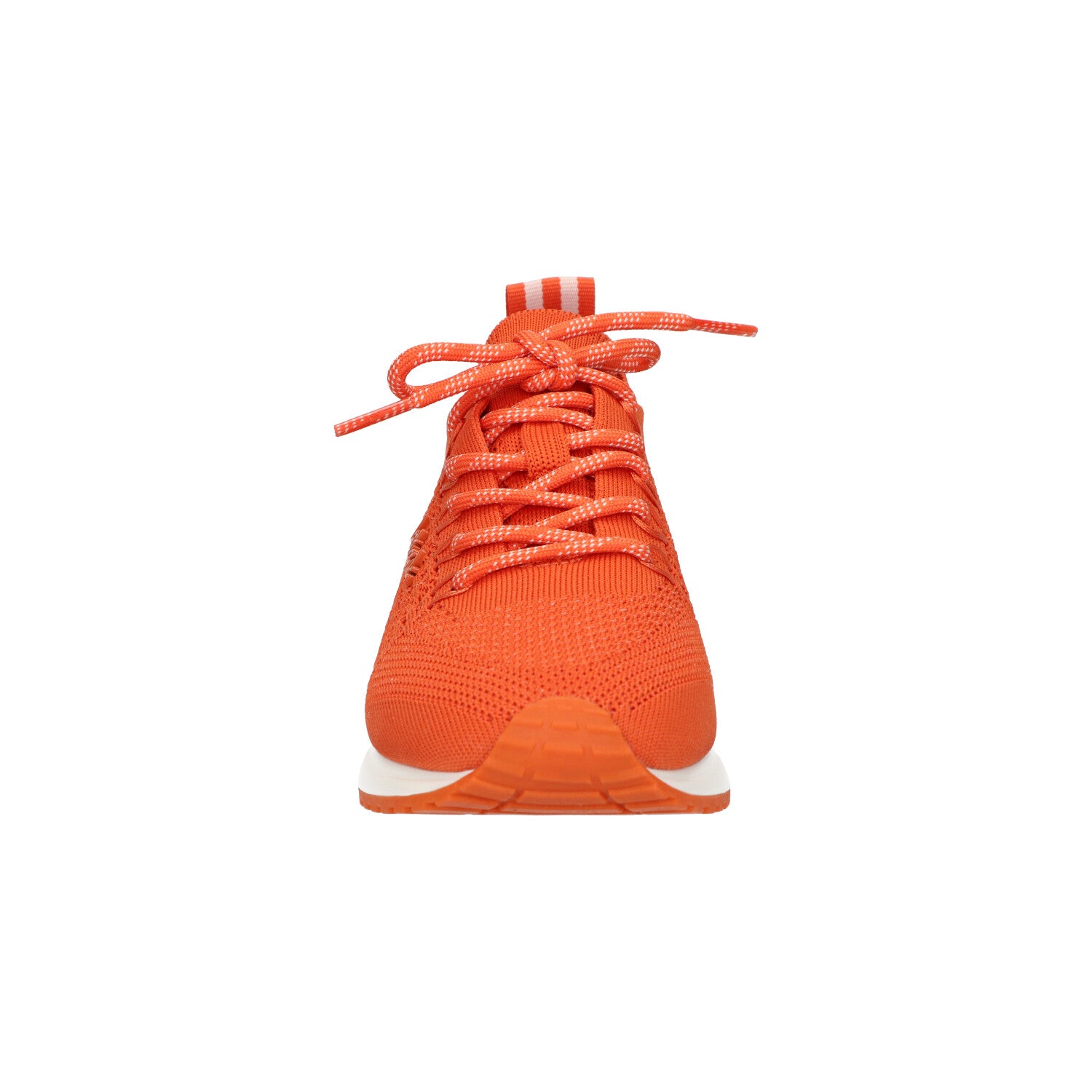 Sneaker oranje knitted