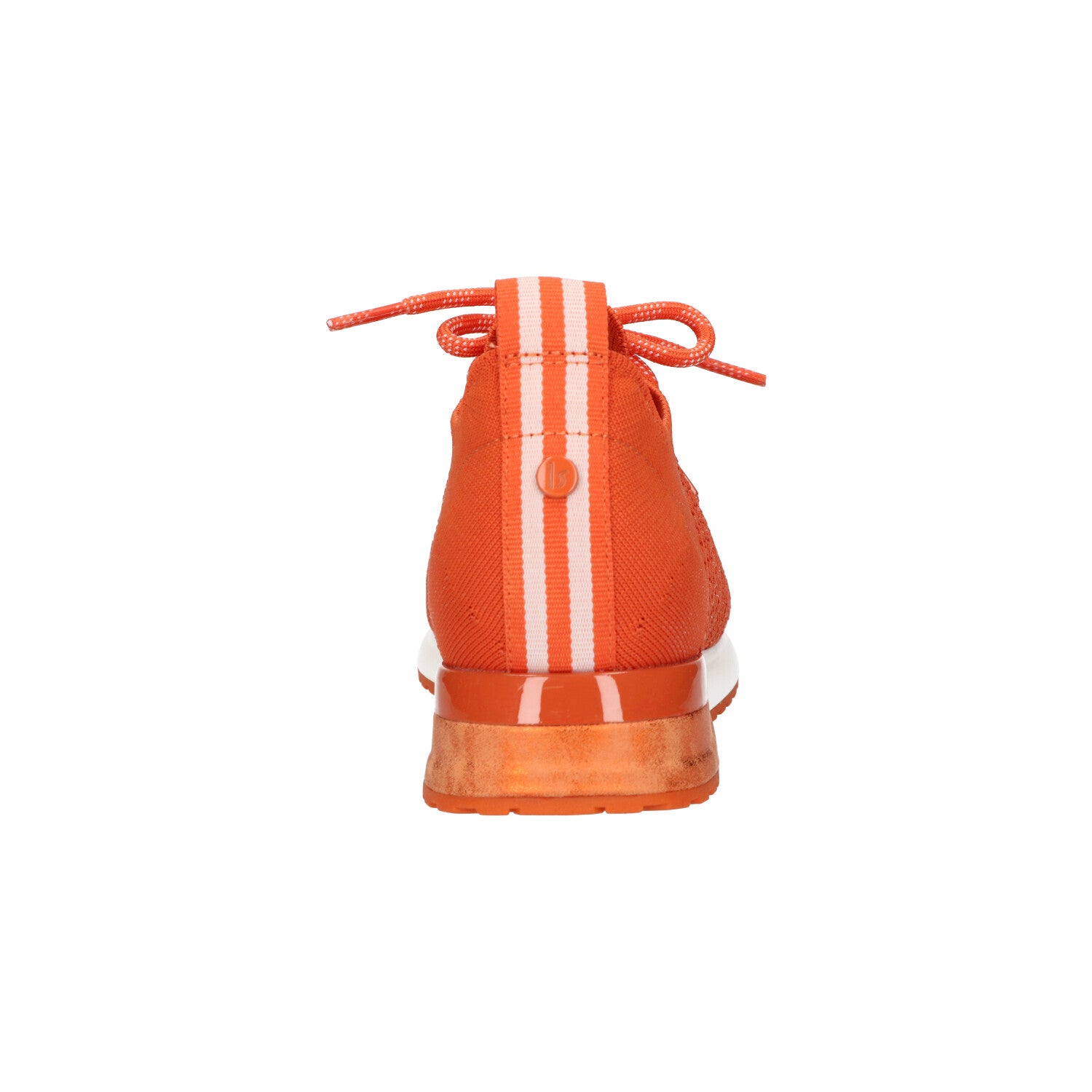 Sneaker oranje knitted