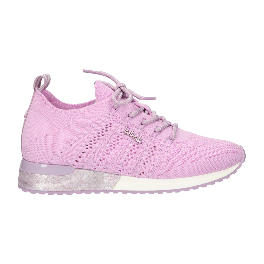 Sneaker lila knitted