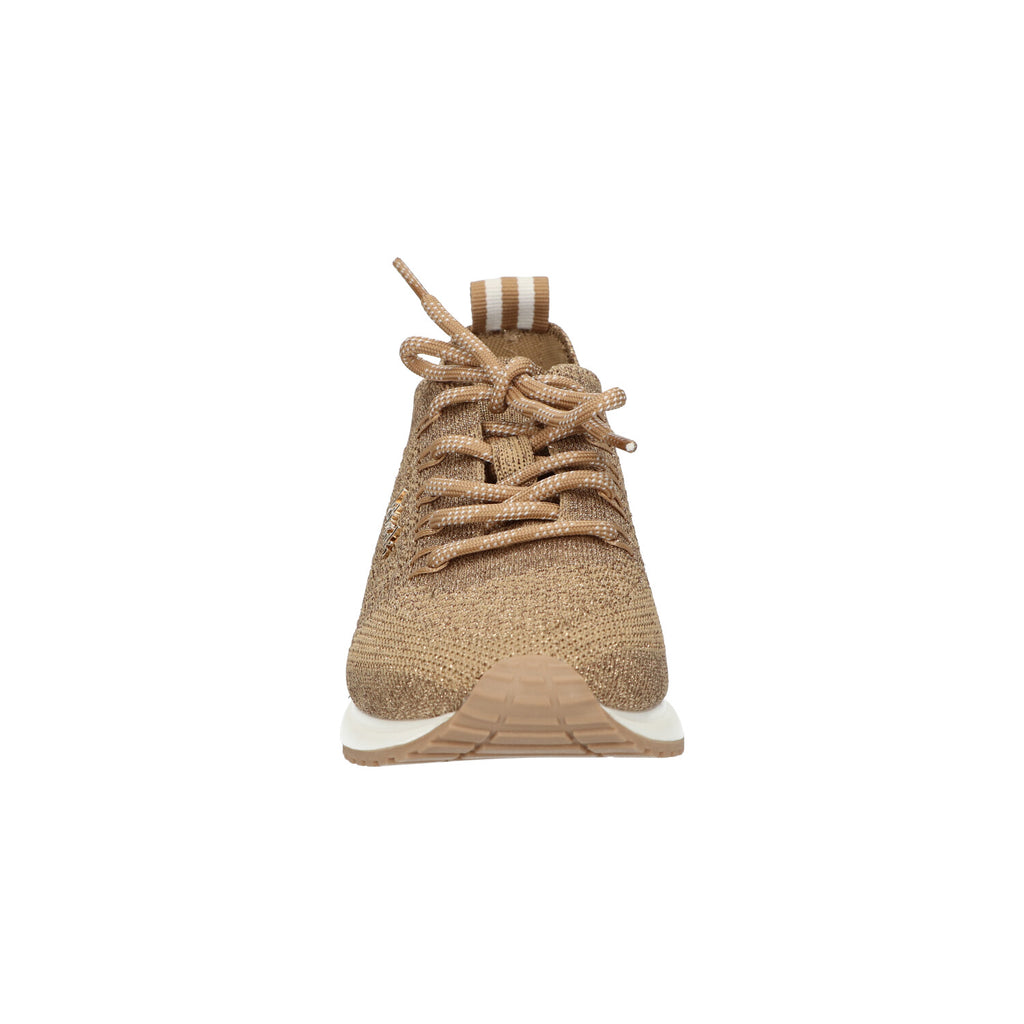 Sneaker goud knitted