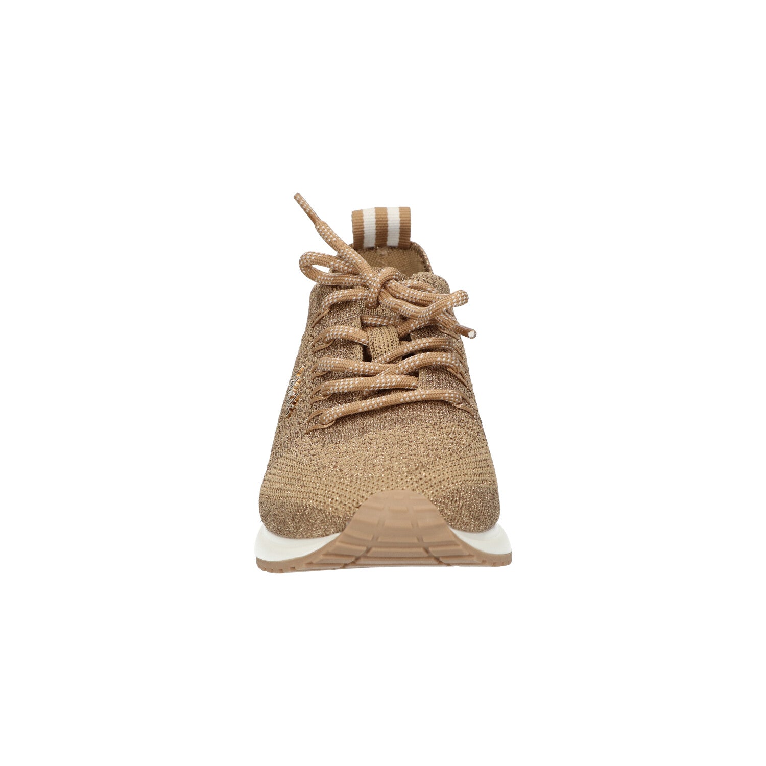Sneaker goud knitted