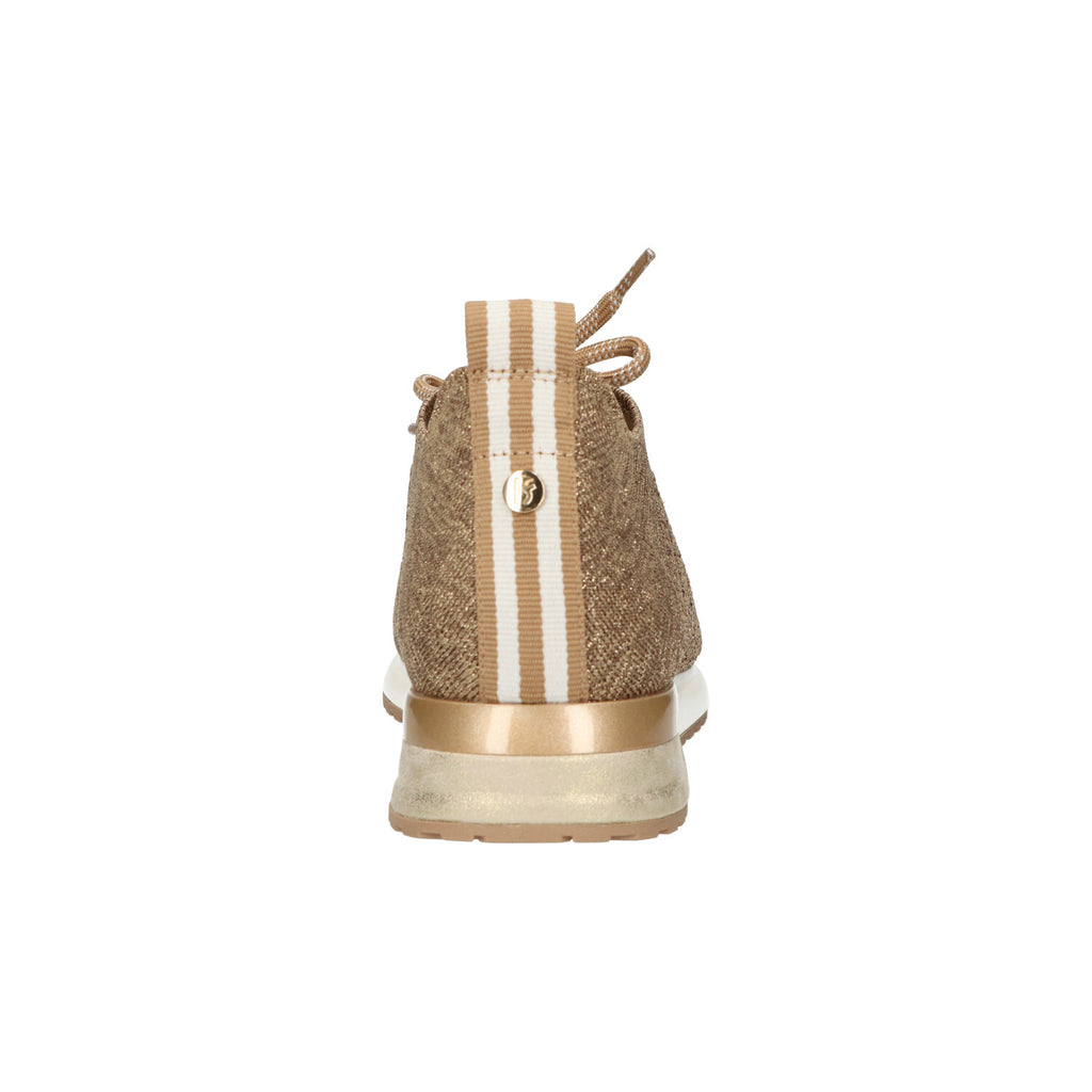 Sneaker goud knitted