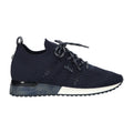 Sneaker donkerblauw knitted
