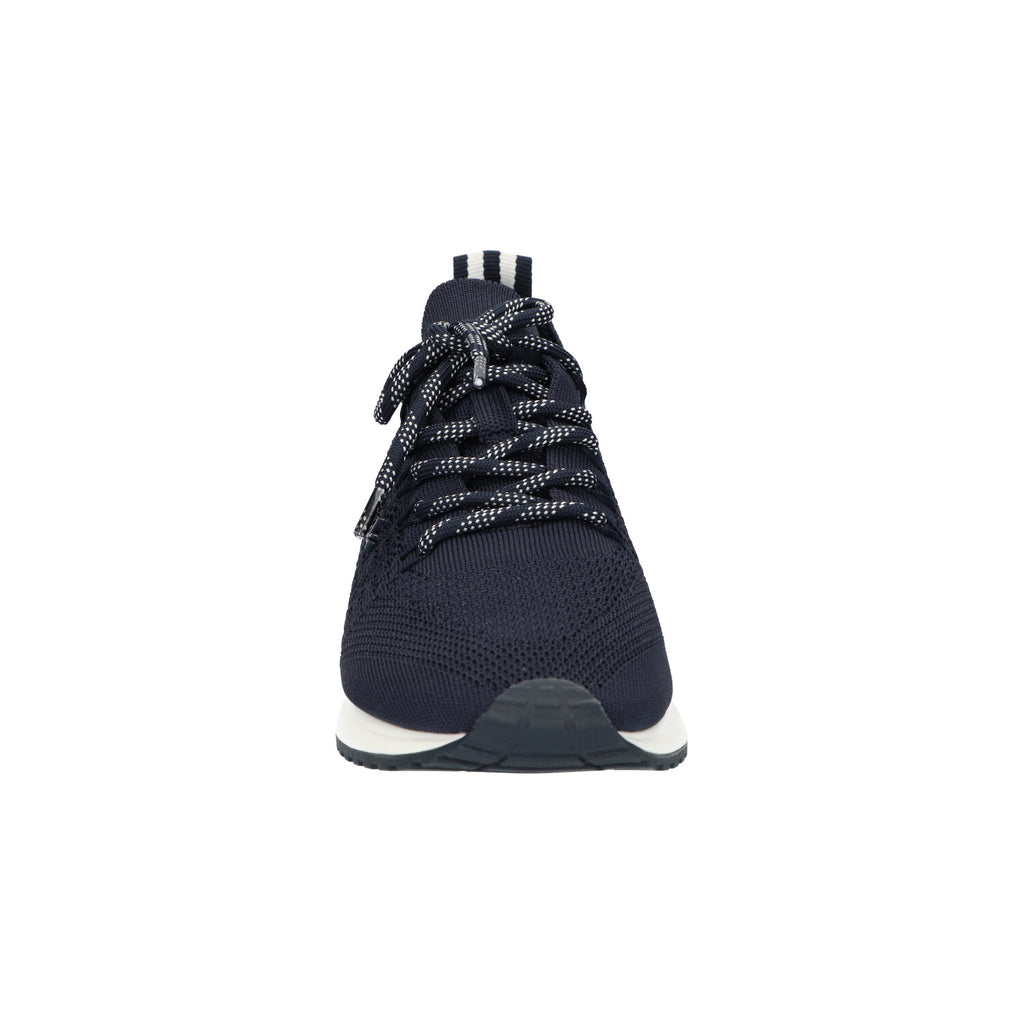 Sneaker donkerblauw knitted