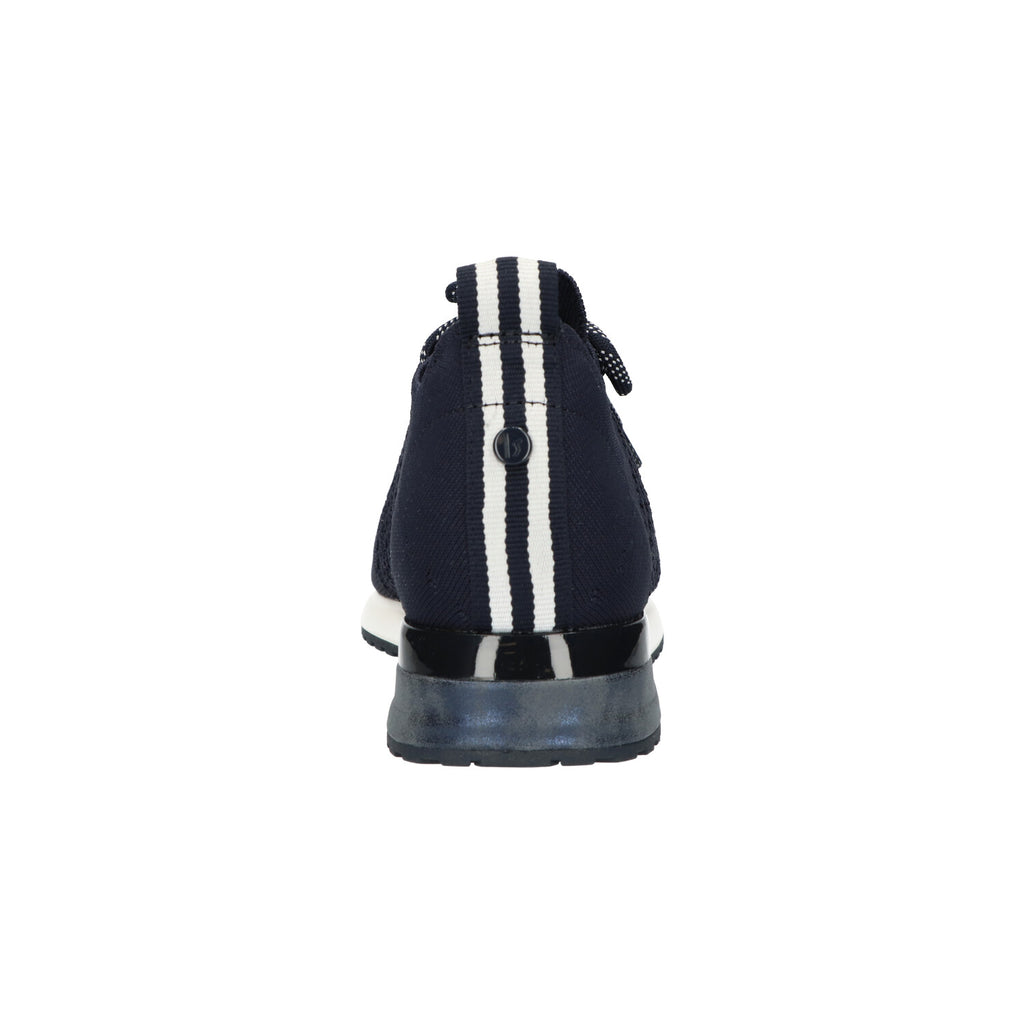 Sneaker donkerblauw knitted