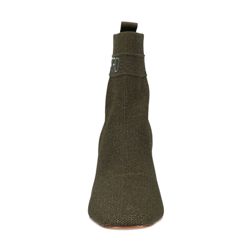 Enkellaars kaki knitted