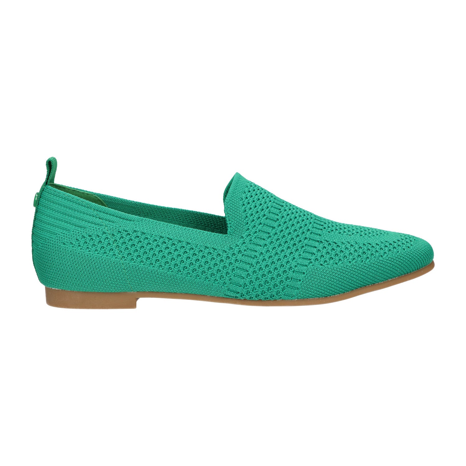 Loafer groen knitted