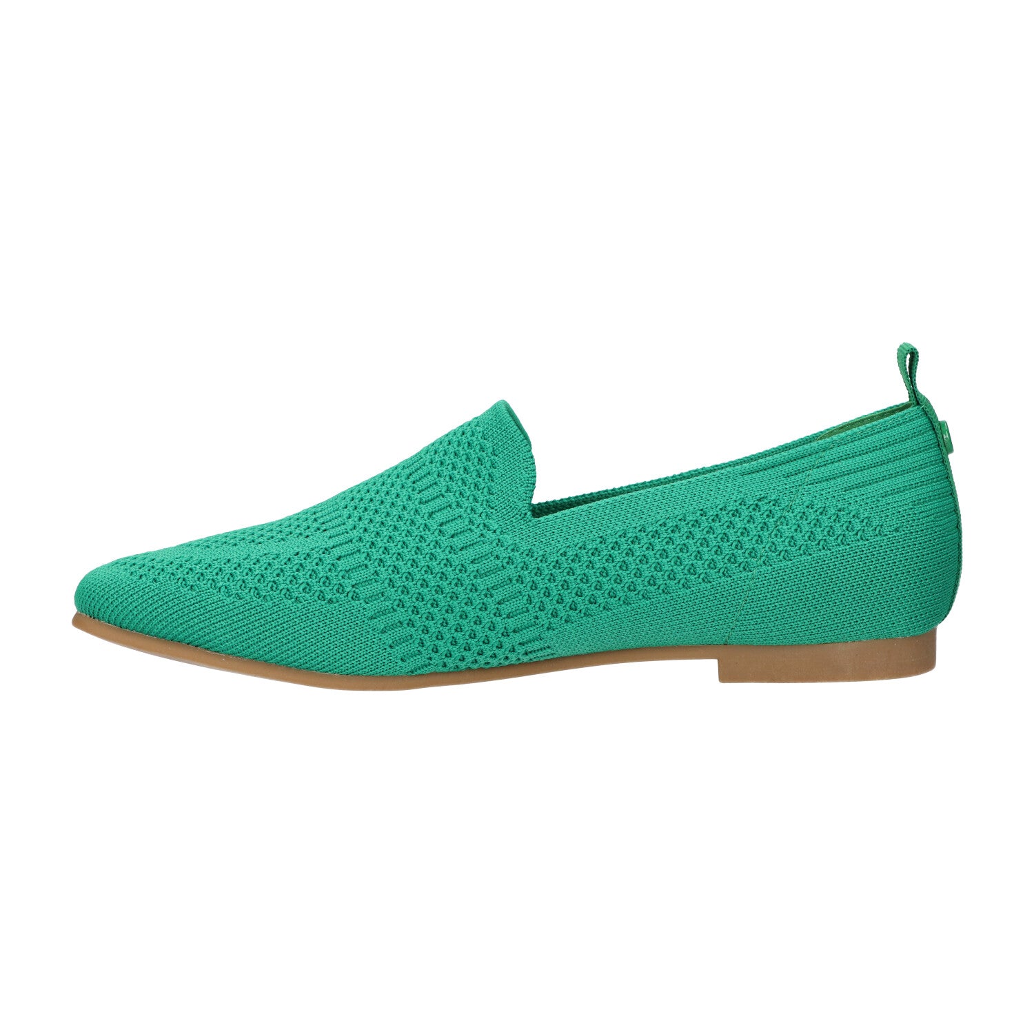 Loafer groen knitted