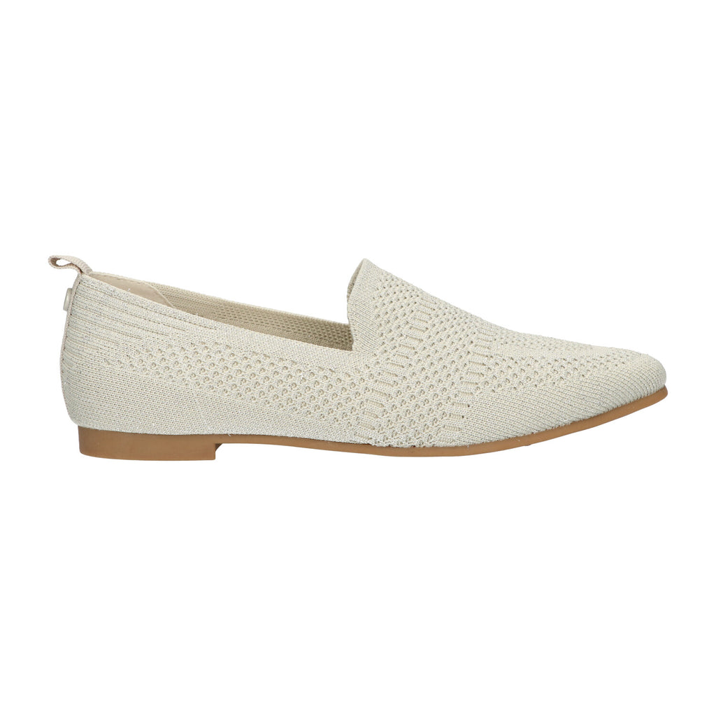 Loafer beige knitted
