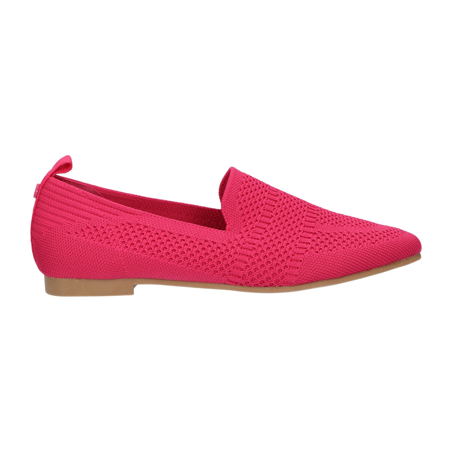 Loafer roze knitted