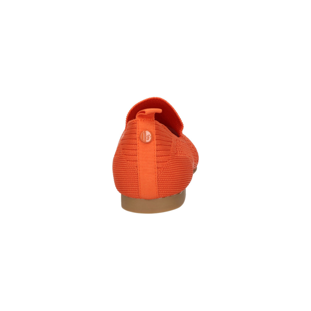 Loafer oranje knitted