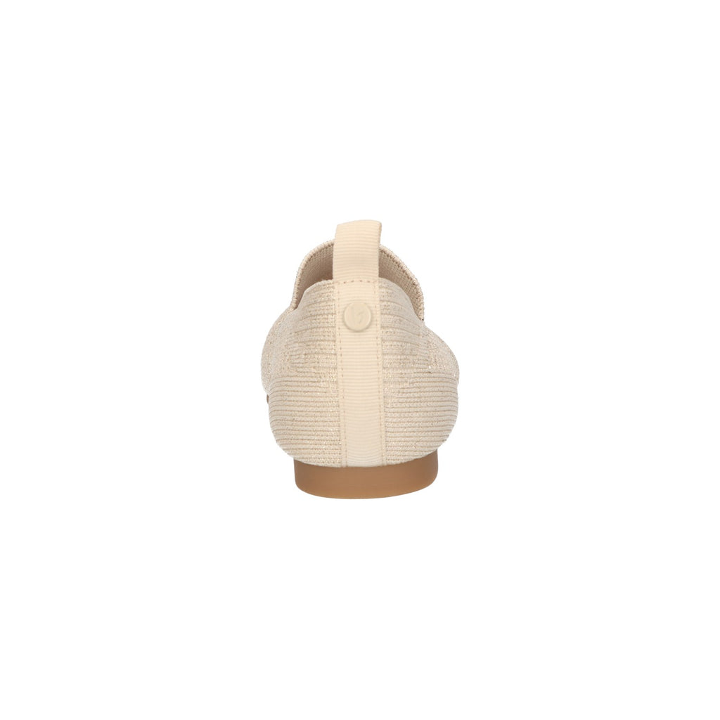 Loafer beige knitted