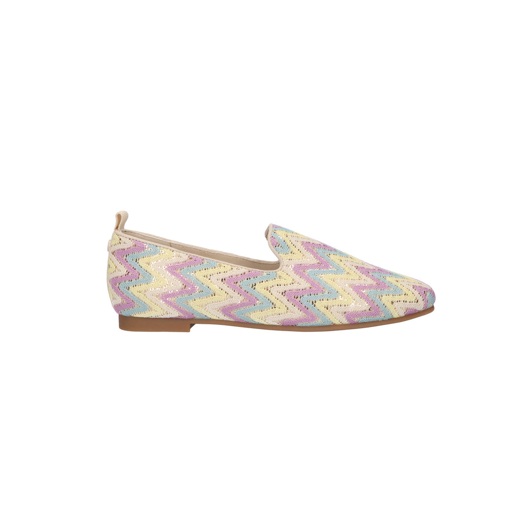 Loafer multicolor textiel