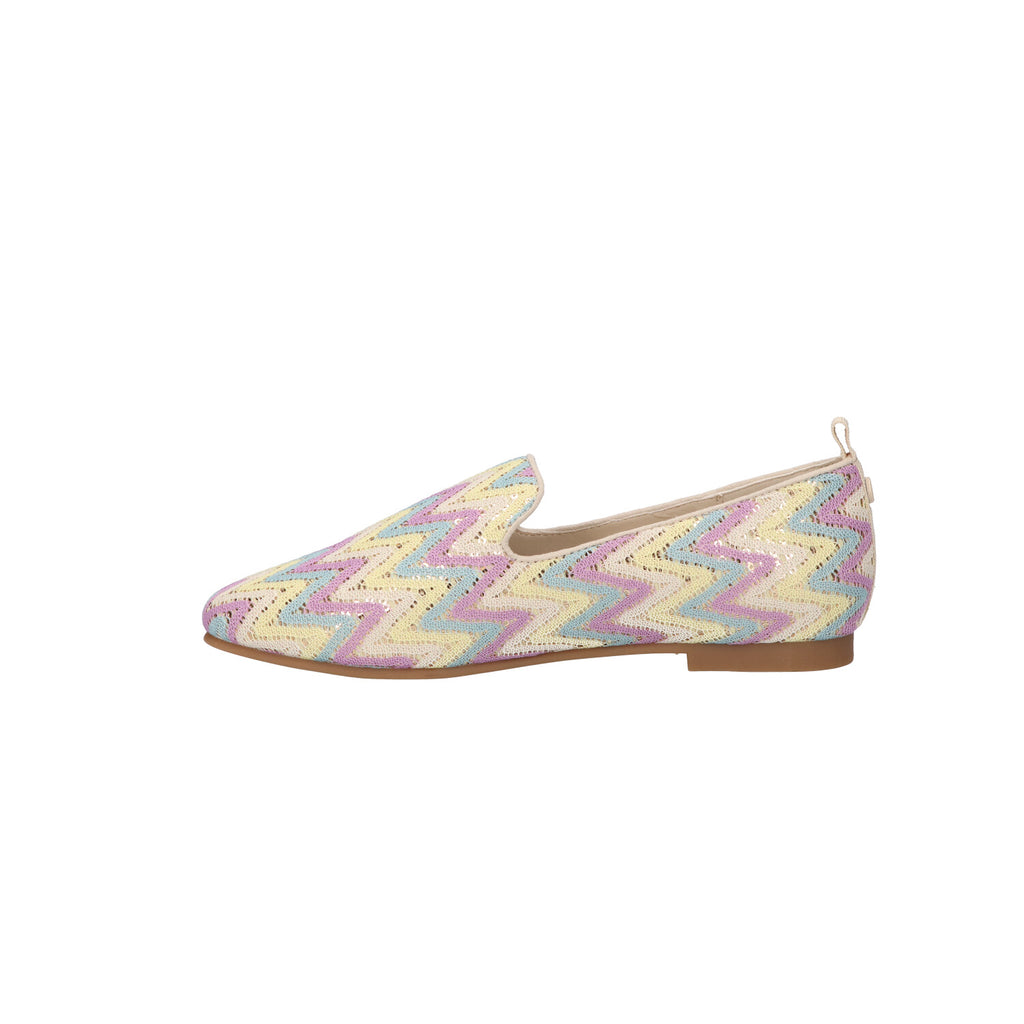 Loafer multicolor textiel