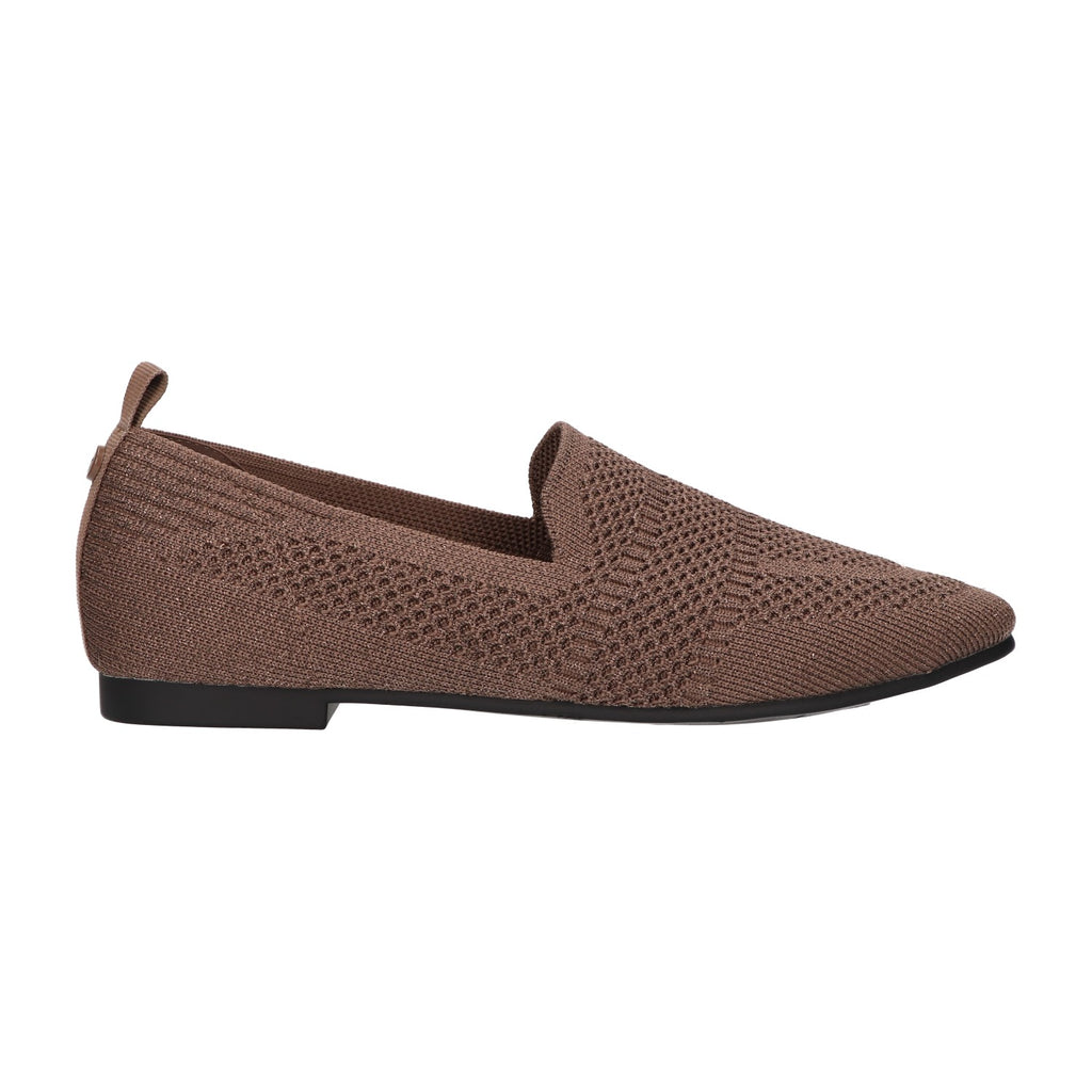 Loafer bruin knitted