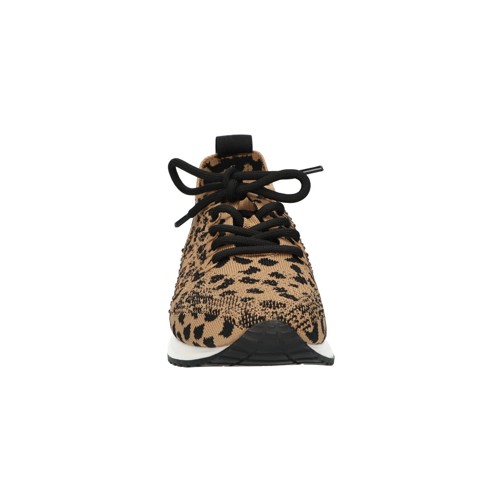 Sneaker leopard knitted