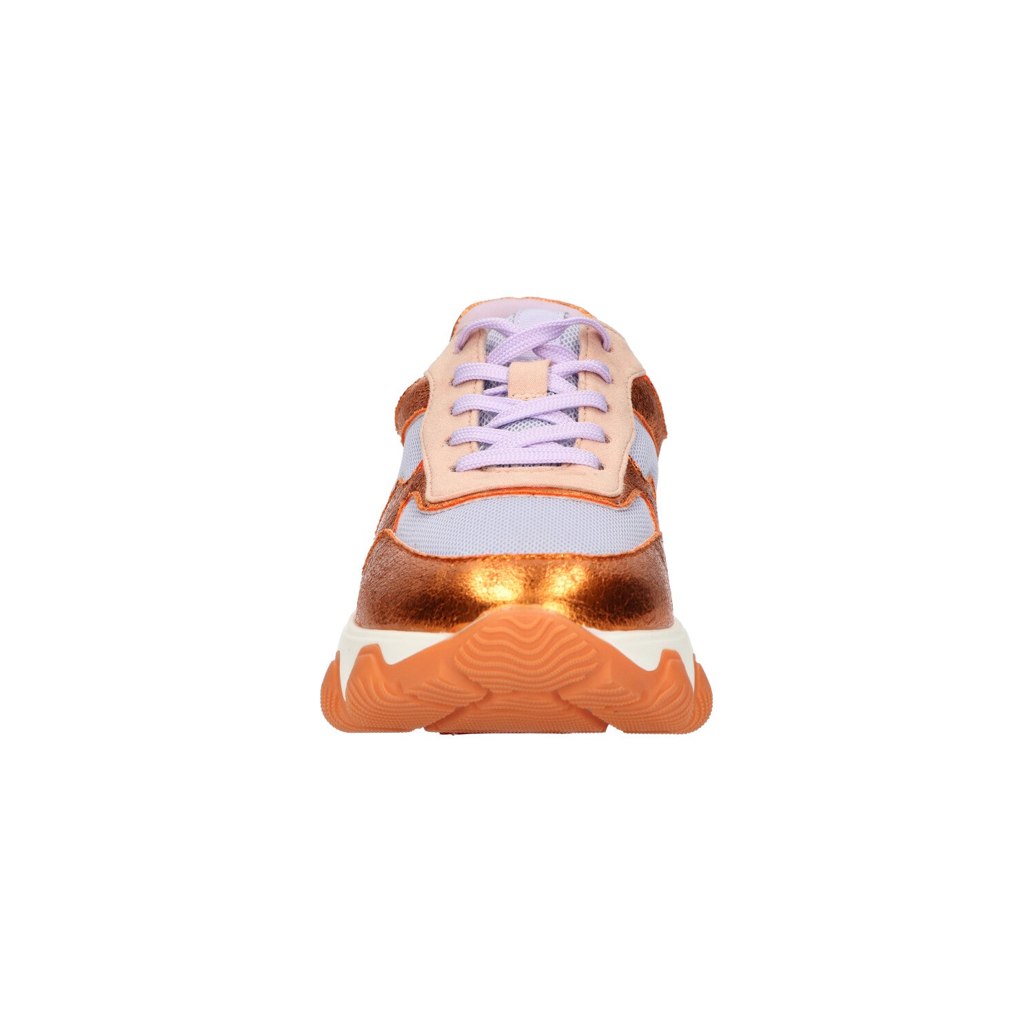 Sneaker oranje multi textiel synthetisch