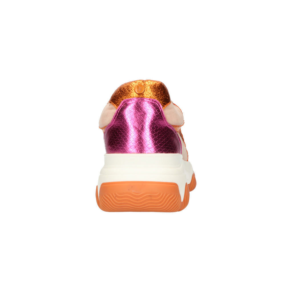 Sneaker oranje multi textiel synthetisch