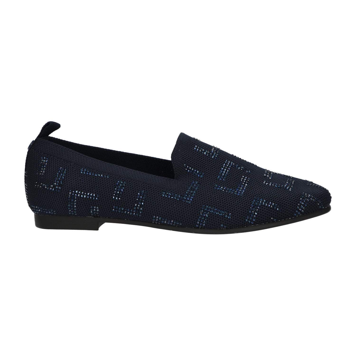 Loafer donkerblauw knitted