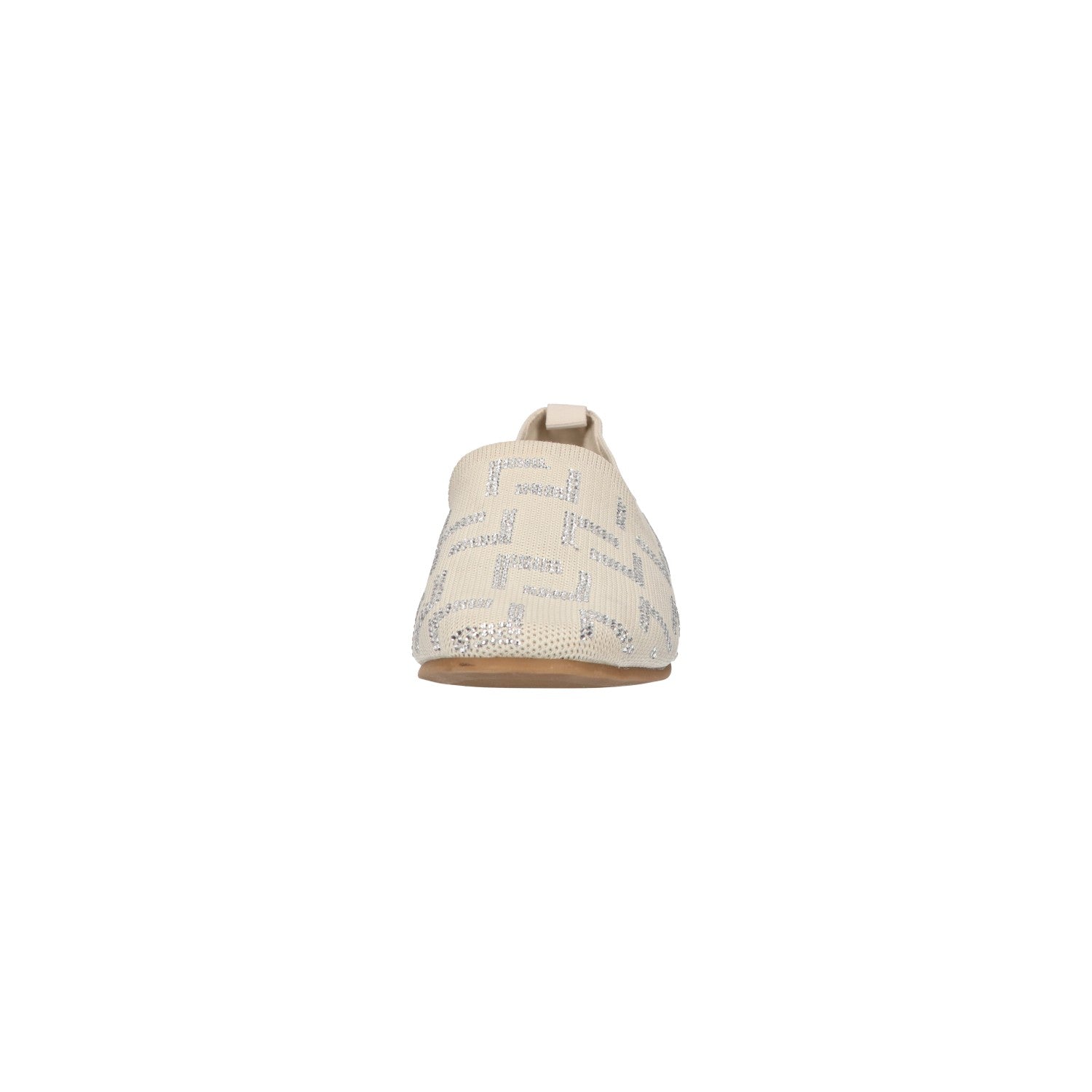 Loafer beige knitted