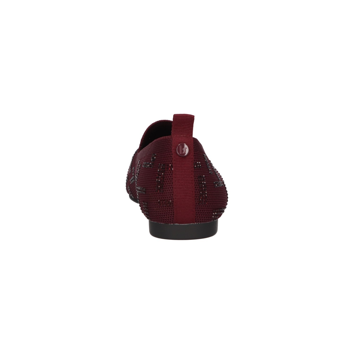 Loafer bordeaux knitted