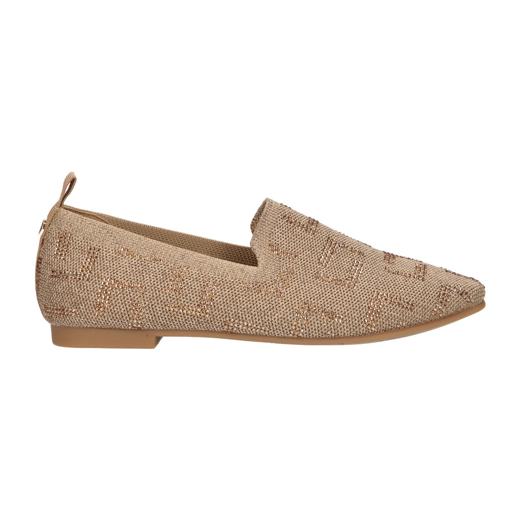 Loafer goud knitted
