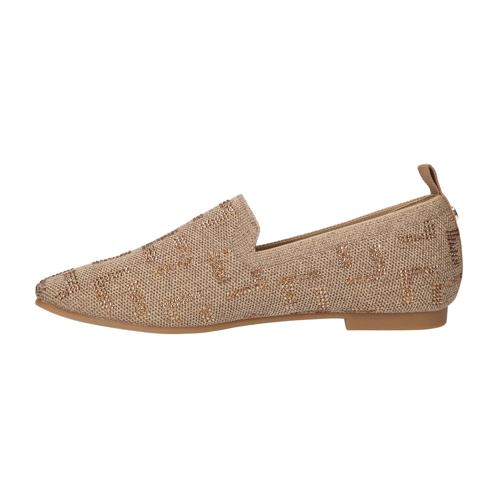 Loafer goud knitted
