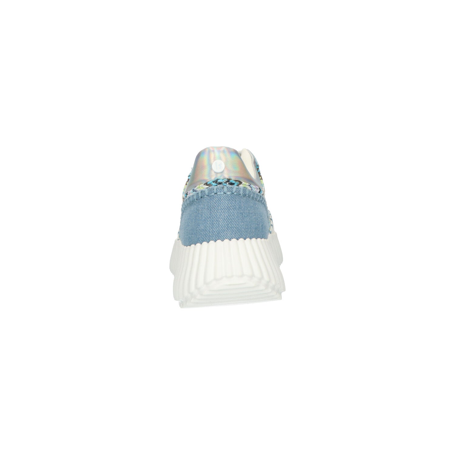 Sneaker lichtblauw multi textiel