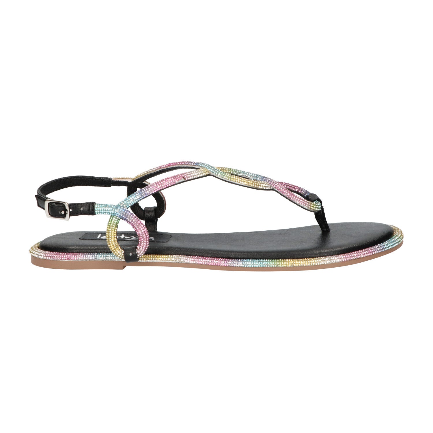 Sandaal multicolor glitter synthetisch