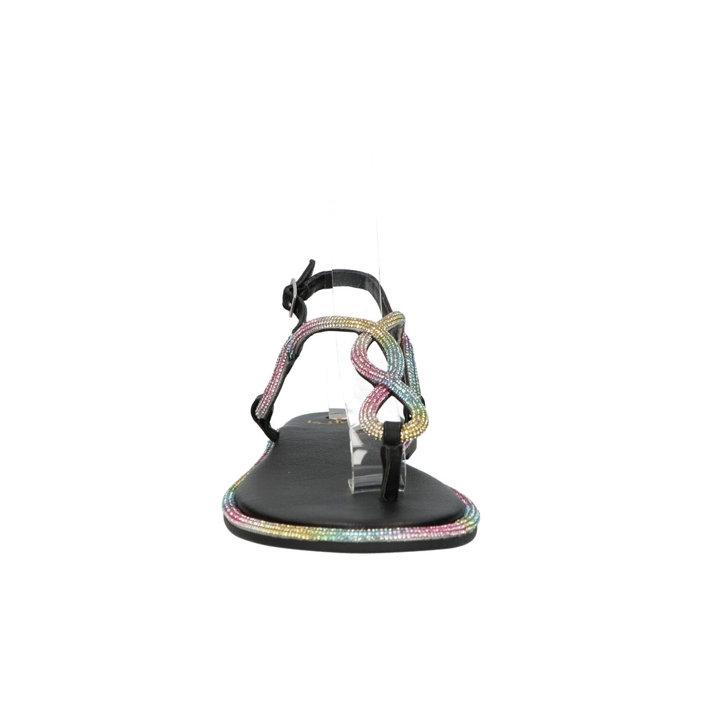Sandaal multicolor glitter synthetisch