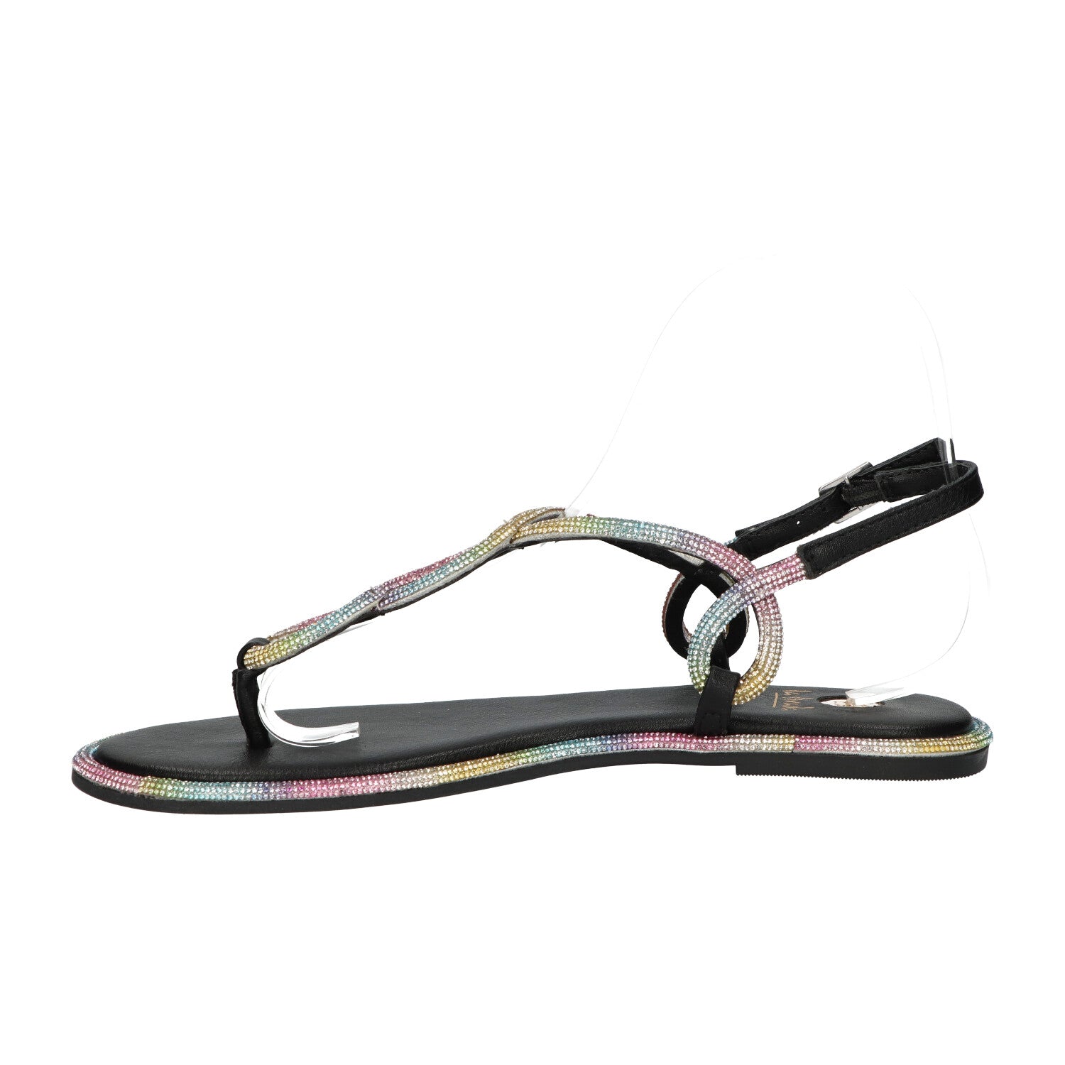 Sandaal multicolor glitter synthetisch