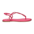 Sandaal roze glitter synthetisch