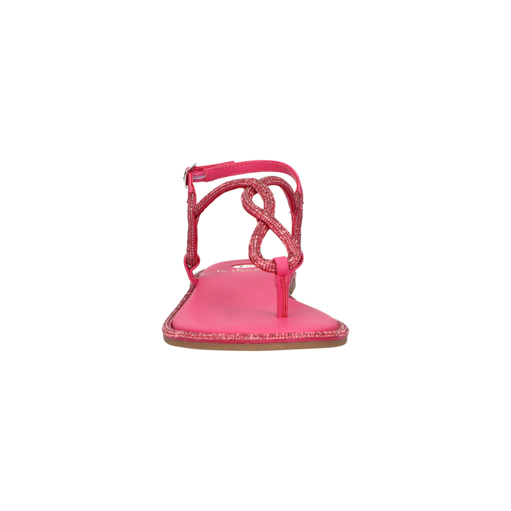 Sandaal roze glitter synthetisch
