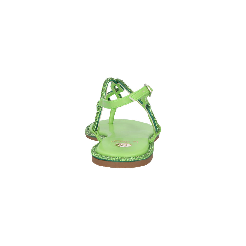 Sandaal groen glitter synthetisch