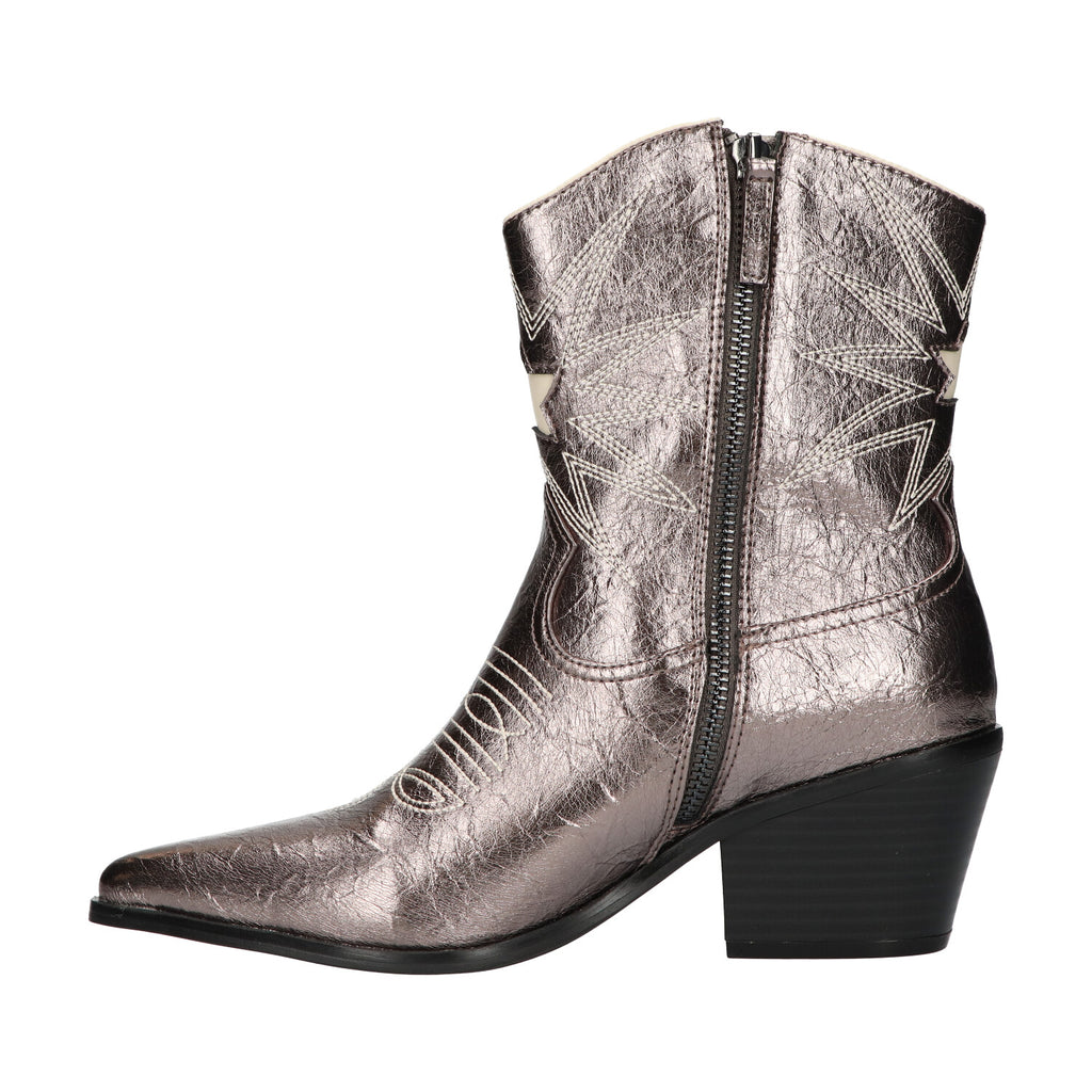 Western bootie pewter