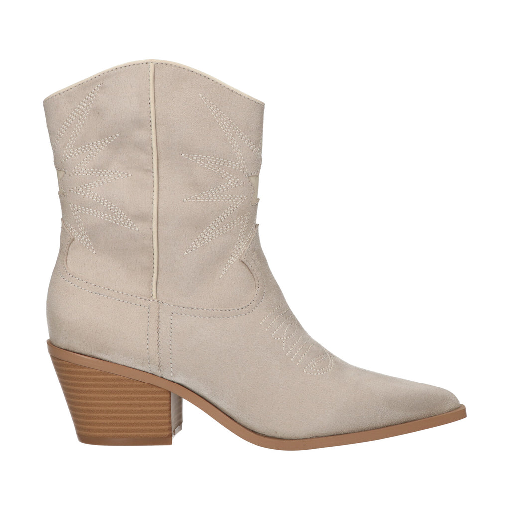 Western bootie grijs synthetisch