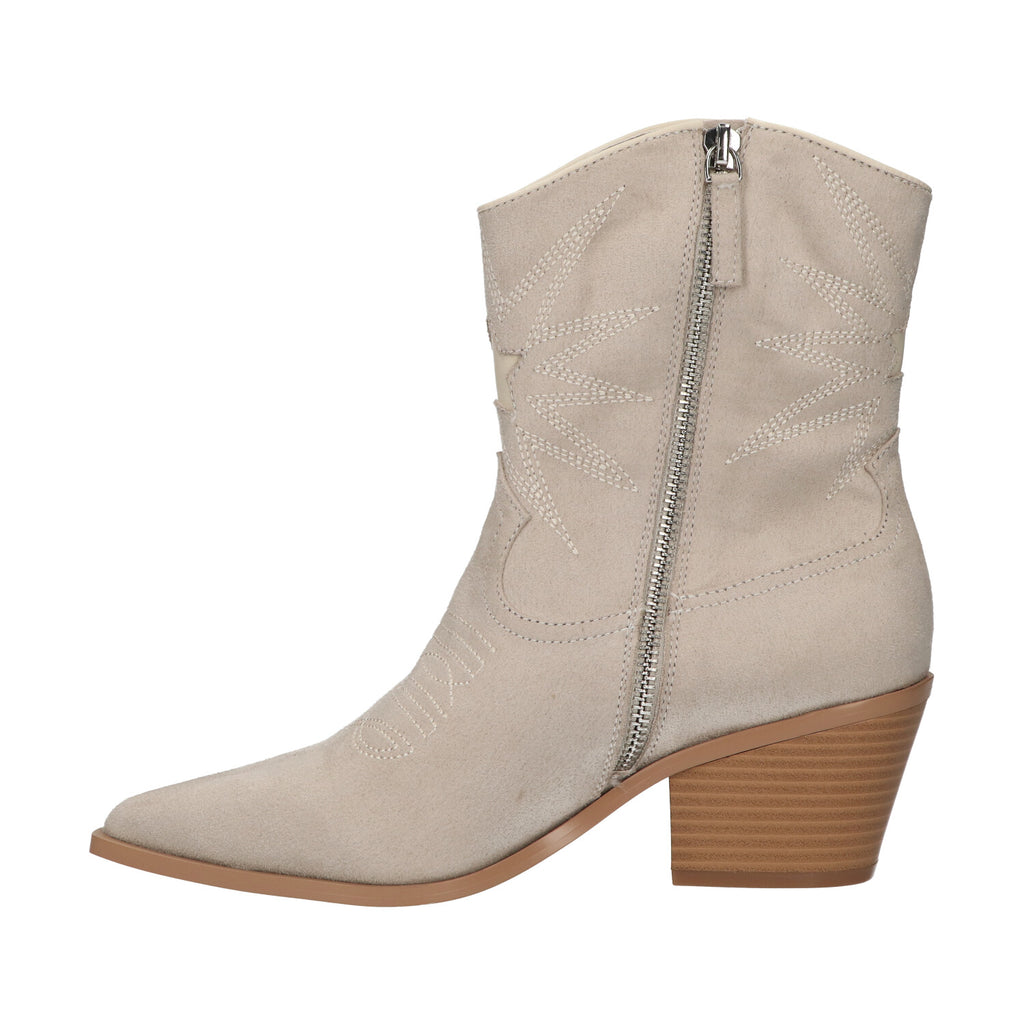 Western bootie grijs synthetisch